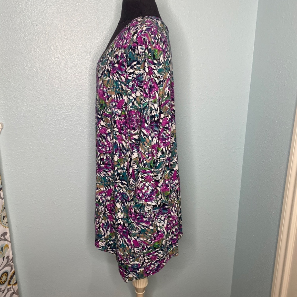 Lucy & Laurel Plus Size Colorful Tunic - image 2